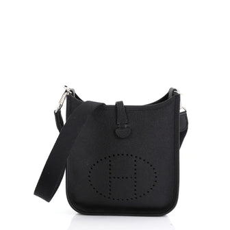 Hermes Evelyne Crossbody Gen III Epsom TPM Black