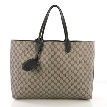 Gucci Reversible Tote GG Print Leather Large Neutral