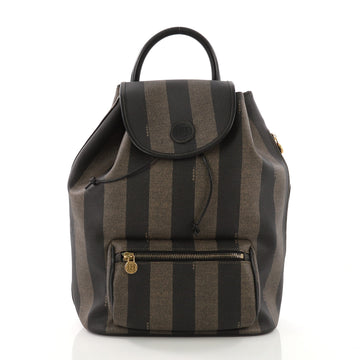 Fendi Pequin Front Pocket Backpack Coated Canvas Medium 3947313