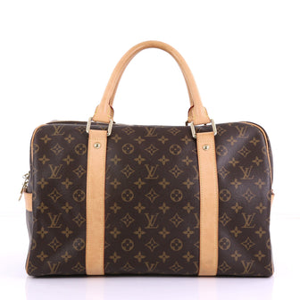 Louis Vuitton Carryall Handbag Monogram Canvas Brown 3947317