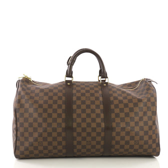 Louis Vuitton Keepall Bag Damier 50 Brown 3947324