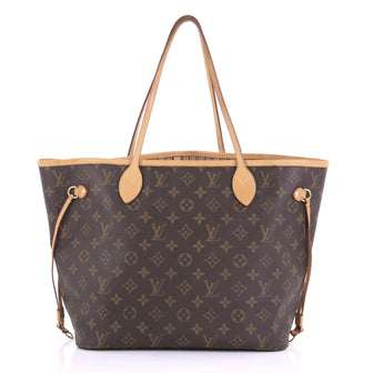Louis Vuitton Neverfull Tote Monogram Canvas MM Brown 3950314