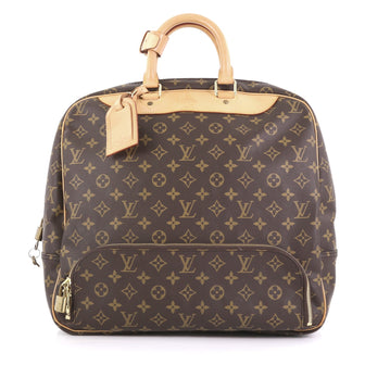 Louis Vuitton Evasion Travel Bag Monogram Canvas MM Brown 3950325