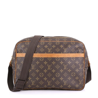 Louis Vuitton Reporter Bag Monogram Canvas GM Brown 3950331