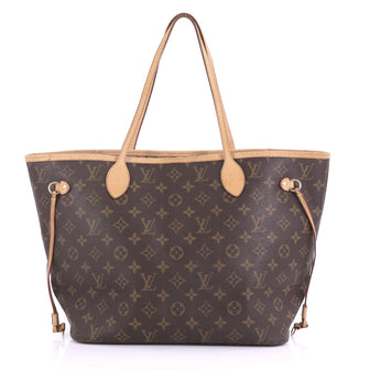Louis Vuitton Neverfull Tote Monogram Canvas MM Brown 3950341