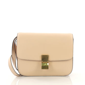 Celine Classic Box Bag Smooth Leather Medium Pink 3950344