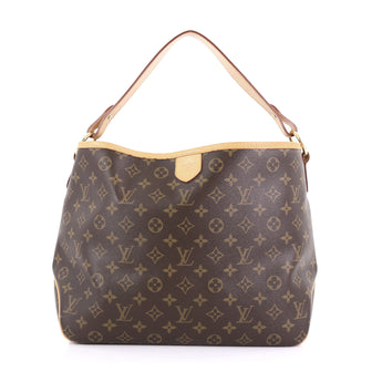 Louis Vuitton Delightful Handbag Monogram Canvas PM Brown 395034