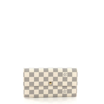 Louis Vuitton Sarah Wallet Damier White 395037