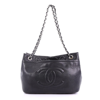 Chanel Timeless CC Soft Tote Caviar Medium Black 3951549