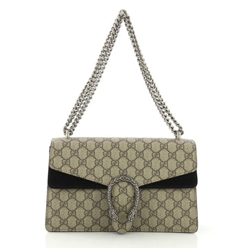Gucci Dionysus Handbag GG Coated Canvas Small Neutral
