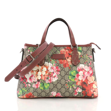 Gucci Convertible Tote Blooms Print GG Coated Canvas Small 3951583