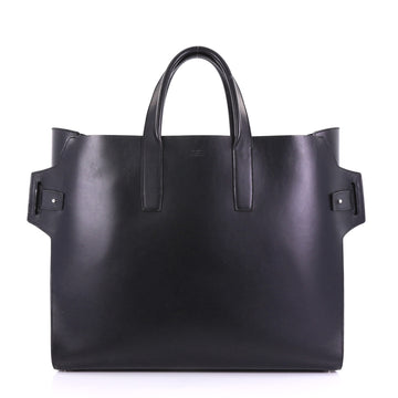Hermes Cabacity Handbag Vache Hunter with Cristobal 45 Black 395181