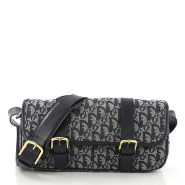 Christian Dior Vintage Trotter Flap Messenger Bag Diorissimo