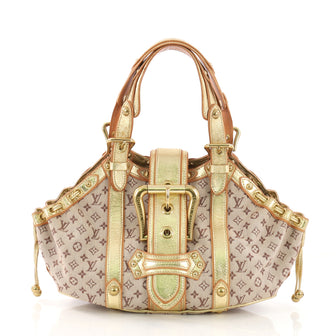 Louis Vuitton Theda Handbag Mini Lin GM