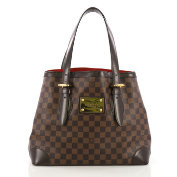 Louis Vuitton Hampstead Handbag Damier MM Brown 395199