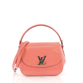 Louis Vuitton Pasadena Handbag Monogram Vernis Pink