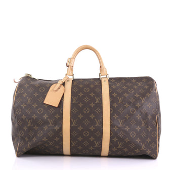 Louis Vuitton Keepall Bag Monogram Canvas 50 Brown 3953929