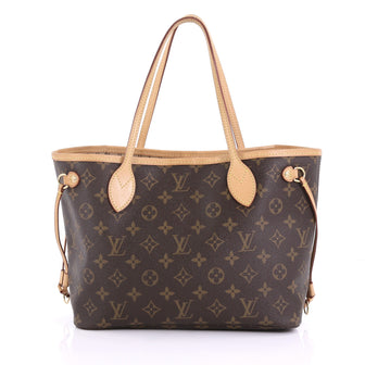 Louis Vuitton Neverfull Tote Monogram Canvas PM Brown 3953932