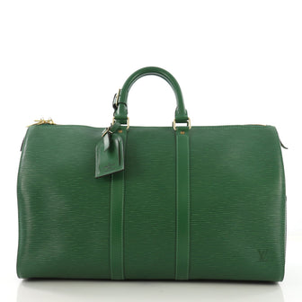 Louis Vuitton Keepall Bag Epi Leather 50 Green 3954030