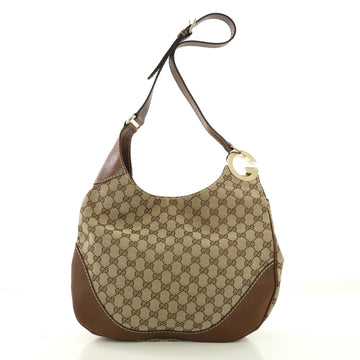Gucci Charlotte Hobo GG Canvas Medium Brown