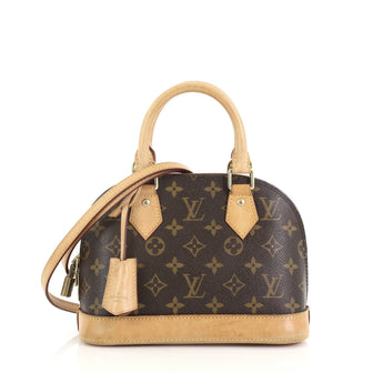 Louis Vuitton Alma Handbag Monogram Canvas BB