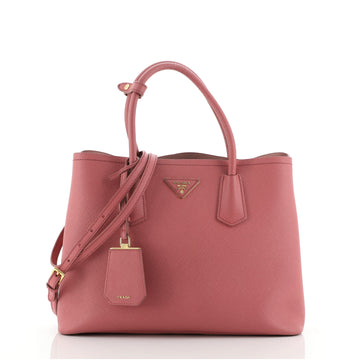 Prada Cuir Double Tote Saffiano Leather Medium