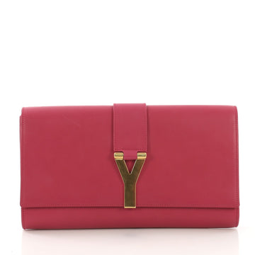 Saint Laurent Model: Chyc Clutch Leather Pink 39601/3