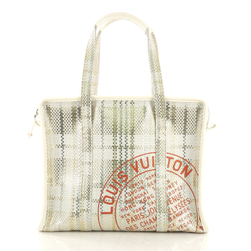 Louis Vuitton Street Shopper Woven Leather PM Neutral 396083