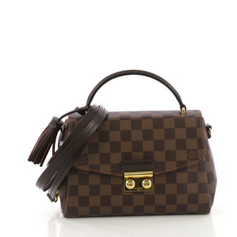 Louis Vuitton Croisette Shoulder Strap Leather Brown 1480351