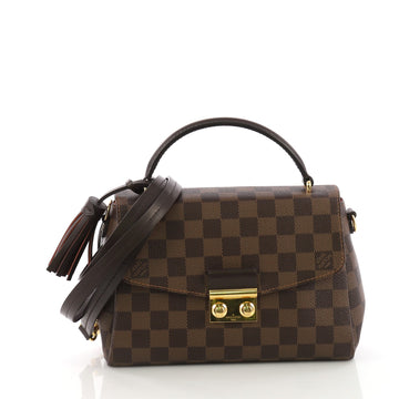 Louis Vuitton Croisette Handbag Damier Brown 396121