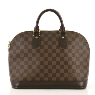 Louis Vuitton Vintage Alma Handbag Damier PM Brown 39613113