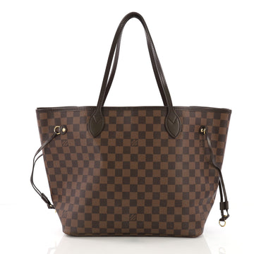 Louis Vuitton Neverfull NM Tote Damier MM Brown 3961316