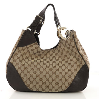 Gucci Charlotte Tote GG Canvas Large Neutral