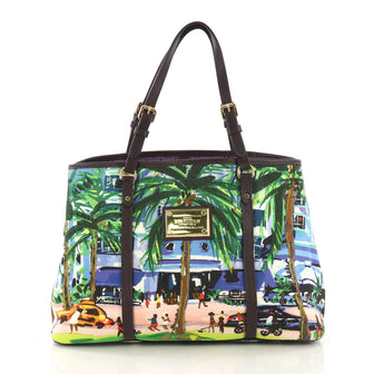 Louis Vuitton Ailleurs Cabas Limited Edition Printed Canvas PM