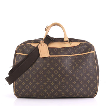 Louis Vuitton Alize Bag Monogram Canvas 2 Poches Brown