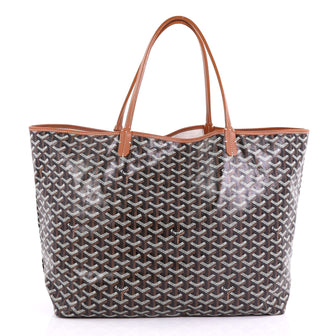 Goyard St. Louis Tote Coated Canvas GM Black