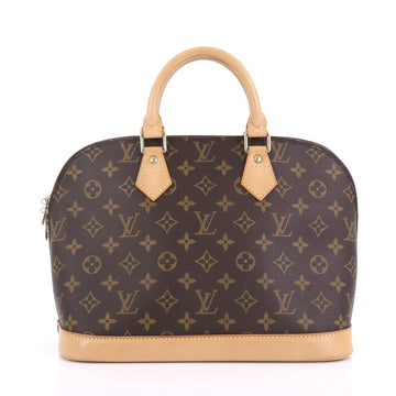 Louis Vuitton Vintage Alma Handbag Monogram Canvas PM Brown 396133