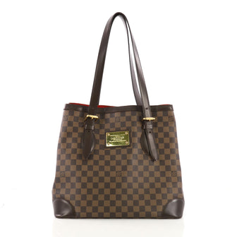 Louis Vuitton Hampstead Handbag Damier GM Brown 3961382