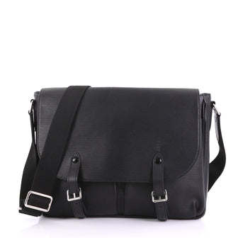 Louis Vuitton Christopher Messenger Bag Epi Leather Black 3961710