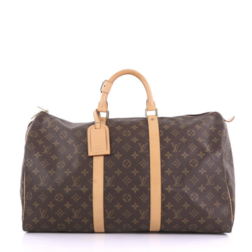 Louis Vuitton Keepall Bag Monogram Canvas 50 Brown 3961717
