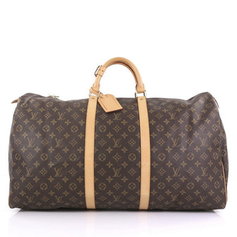 Louis Vuitton Keepall Bag Monogram Canvas 60 Brown 3961718
