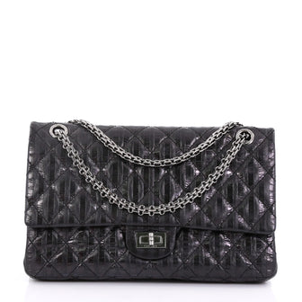 Chanel Rayures Reissue 2.55 Handbag Quilted Calfskin 226 3961720