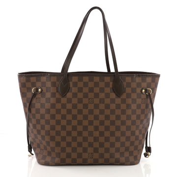 Louis Vuitton Neverfull Tote Damier MM Brown 3961723