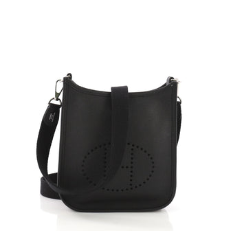 Hermes Evelyne Crossbody Gen III Epsom TPM Black 3961760