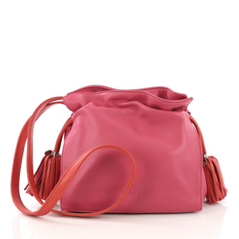 Loewe Flamenco Bag Leather Small Pink