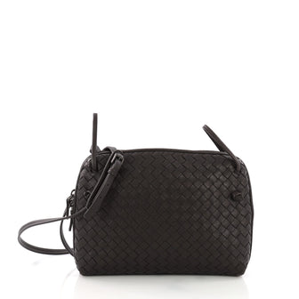 Bottega Veneta Crossbody Intrecciato Nappa Small Brown 3961776