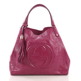 Soho Shoulder Bag Patent Medium