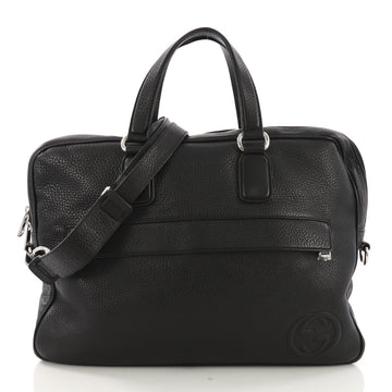 Gucci Soho Briefcase Leather Black 396424