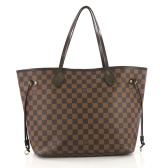 Louis Vuitton Neverfull NM Tote Damier MM Brown 396461