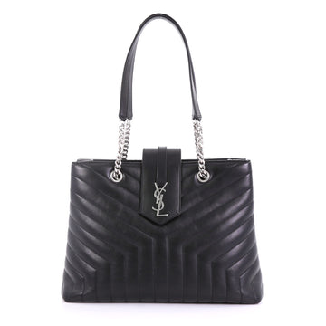 Saint Laurent LouLou Tote Matelasse Chevron Leather Large 396653
